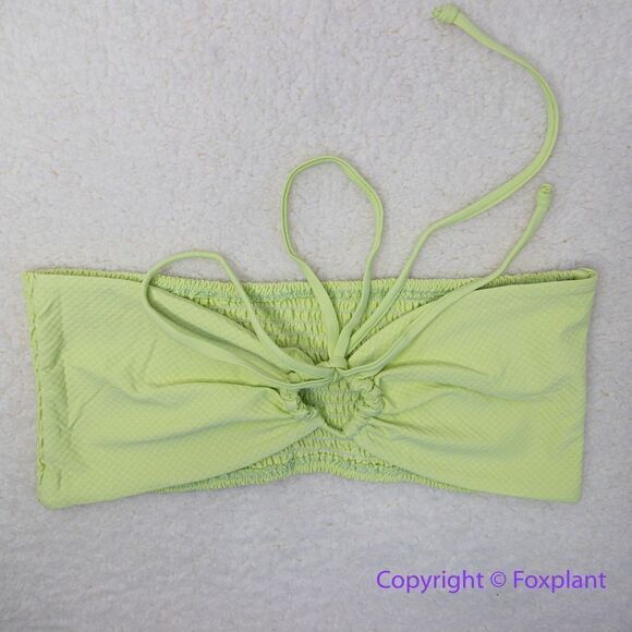 NEW Stone fox swim free people meadow bikini top pomelo pique, size L - Picture 3 of 12